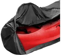 Copertura per Kayak per Kayak, Tessuto Oxford 420d Canoa Coperture per Kayak, Protezione Solare Impermeabile UV, per Esterni, Kayak Barca da Pesca Canoa, Black, 13FT*2.5FT/4m*0.76m