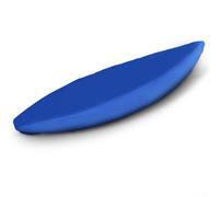 Copertura per kayak per protezione esterna, telone regolabile per canoa e barca, con chiusura a rotolo e clip, impermeabile, resistente al sole, per viaggi e conservazione (350 m, blu)