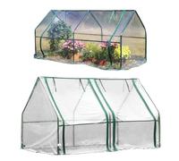 Copertura per la scuola materna pianta-pelle serra walk-in, tettoia di protezione del giardinaggio | Cindatura delle colture per esterni con pannelli di accesso ventilato, fodera in plastica per impie