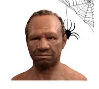 Copertura per la testa di Halloween - Copertura per il viso della testa 'anziano | Copertura per la testa 'anziano terrificante di Halloween | per costumi di buona elasticità per a