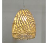 Copertura per lampada a sospensione in rattan intrecciato Paralume in rattan