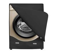 Copertura per lavatrice/asciugatrice, copertura per lavatrice per ispessimento impermeabile e antipolvere a caricamento frontale W27 D33 H39 in (nero)