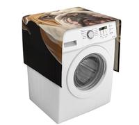 Copertura per lavatrice con bulldog inglese, con tasche portaoggetti, copertura antipolvere per lavatrice e asciugatrice, 137,9 x 52,1 cm, per frigorifero e cucina, decorazione per la casa