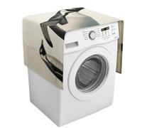 Copertura per lavatrice con pinguino con tasche portaoggetti per lavatrice e asciugatrice, copertura antipolvere 137,9 x 52,1 cm, per frigorifero, cucina, decorazione per la casa