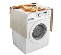 Copertura per lavatrice con tasche portaoggetti per lavatrice e asciugatrice, copertura antipolvere 137,9 x 52,1 cm, per frigorifero, cucina, decorazione per la casa