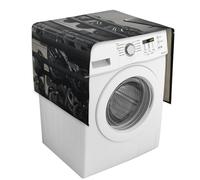 Copertura per lavatrice con tasche portaoggetti per lavatrice e asciugatrice, copertura antipolvere superiore 137,9 x 52,1 cm, per frigorifero, cucina, decorazione per la casa