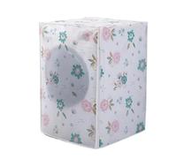 Copertura per lavatrice, Copri Cesto Lavatrice 2 pz PEVA Trasparente 63x62x85cm(Transparent B)