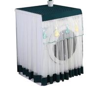 Copertura per lavatrice Copri lavatrice completamente automatico con ciondolo a nappa e ricamo in pizzo, copri a tamburo protezione solare(Style-E2)