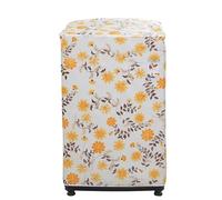 Copertura per lavatrice, Copri lavatrice in poliestere con coperchi superiori aperti 2 pezzi multicolore 56x56x87 cm(Beige)