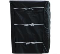 Copertura per lavatrice impermeabile e resistente al sole con guarnizione antipolvere utilizzando tessuto Oxford 210D rivestimento in PU e tecnologia UV riflettente argento (G)