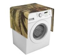 Copertura per lavatrice tropicale con palme con tasche portaoggetti, copertura antipolvere per lavatrice e asciugatrice, 137,9 x 52,1 cm, per frigorifero, cucina, decorazione per la casa