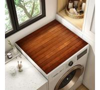 Copertura Per Lavatrice,Viniglia Di Legno Coprilavatrice,Rivestimento Per Lavatrice,Lavabile In Lavatrice, Antiscivolo,Copri Lavatrice,Per Frigorifero,Cucina,Bagno,Tappetino (Color 3,60 x60 cm)