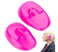 Copertura per le orecchie per tinture per capelli, protezione dal calore, in silicone, riutilizzabili, per la permanenza dei capelli, coperture per doccia