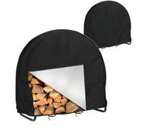 Copertura per legna da ardere, impermeabile e resistente ai raggi UV, soluzione di archiviazione per esterni per protezione in tutte le condizioni atmosferiche