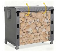 Copertura per legna da ardere, in tessuto Oxford 600D, impermeabile, resistente alle intemperie, con rivestimento in PVC, per interni ed esterni