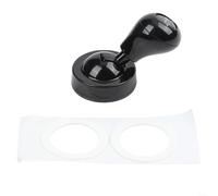Copertura per leva del pulsante di avviamento dell'auto, interamente in metallo, per interruttore di accensione rotondo e piatto, con azione fluida e imbottitura protettiva, colore rosso (modello nero