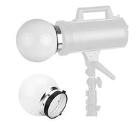 Copertura per luce soffusa da 15 cm, modificatore di sfera di luce soffusa traslucida Flash generale Paralume Fotografia Diffusore sferico Cupola Accessorio fotografico per