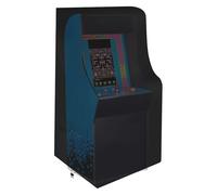 Copertura per macchina arcade nera - resistente 210D custodia protettiva per console di gioco verticale - cappe antipolvere per armadi video, scudo antipioggia