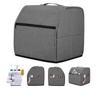 Copertura Per Macchina Tagliacuci Cappuccio Protettivo Con Tasche Laterali | Rivestimento Per Macchina Overlock Taglia-Cuci Da Appartamento, Sartoria, Designer, Hobbisti, Donne