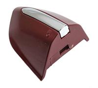 Copertura per maniglia della porta lato conducente sinistro, materiale ABS, installazione rapida (rosso + placcatura)