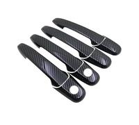 Copertura per maniglia della portiera in fibra di carbonio per Ranger MK2 PJ PK 2006 2007 2008 2009 2010 2011 accessori decorativi protettivi auto Antiscivolo(4Handle 2 Keyhole)