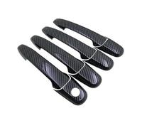 Copertura per maniglia della portiera in fibra di carbonio per Ranger MK2 PJ PK 2006 2007 2008 2009 2010 2011 accessori decorativi protettivi auto Antiscivolo(4Handle 1 Keyhole)