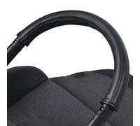 Copertura per maniglia in pelle ecologica in poliuretano, compatibile con passeggino Cybex Melio Carbon, custodia paraurti per passeggino, accessorio per passeggino (per paraurti, nero)