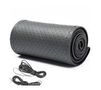 Copertura per manubrio cucito a mano Volante per auto in microfibra in pelle protezione a treccia per diametro 37-38 cm con aghi e fili accessori per auto (colore: 5)