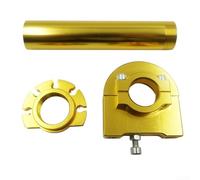 Copertura per manubrio dell'acceleratore per moto, in lega di alluminio CNC, design ergonomico antiscivolo per un migliore controllo e una guida fluida (dorata)