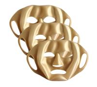 Copertura per Maschera Viso 3d in Silicone Oro 3 Pezzi