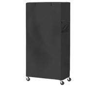 Copertura per mensole in filo metallico, copertura per mensole in piedi, protezione con cerniera per dispensa, garage, cantina, patio, cucina e altri luoghi