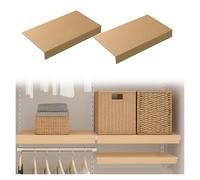 Copertura per mensole in filo metallico, rivestimento impermeabile in PVC con finitura a venature del legno, per organizzare e proteggere armadi e dispense