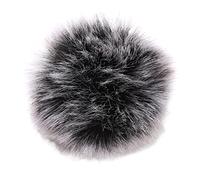 Copertura per Microfono in Pelliccia, Microfono in Pelliccia Parabrezza Riduzione del Rumore Igienico Portatile Compatto per Microfoni Lavalier