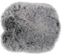 Copertura per microfono in peluche artificiale per soffice scudo microfono con densità acustica, protezione anti-shock per parabrezza, facile installazione, grigio design alla moda