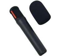 Copertura per Microfono Wireless Portatile Paravento per JBL PartyBox Encore 2 / Encore Wireless Mic, Copertura in Schiuma di Spugna Lavabile, Antivento e Antisaliva (nero)
