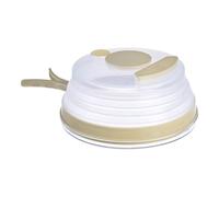 Copertura per microonde con manico - Protezione riutilizzabile con supporto | Coperchio pieghevole ventilato, per la preparazione del cibo, zuppa, snack, latte, residui di burro fuso, cottura a