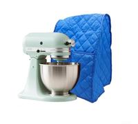 Copertura per mixer con supporto antipolvere con tasca organizer - Custodia protettiva impermeabile per Kenwood - Borsa trapuntata per elettrodomestici 45 x 31 x 27 cm (blu)