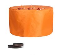 Copertura per mobili da esterno, 239 x 58 cm, impermeabile, in tessuto Oxford 420D, protezione rotonda per tavolo e sedie da giardino, protezione durevole per mobili da patio, resistente alle