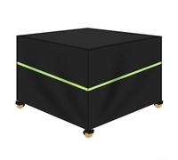 Copertura per mobili da esterno con striscia di sicurezza fluorescente, impermeabile e resistente agli strappi, adatta per sedie da patio, panche e tavolini (125 x 125 x 71 cm)