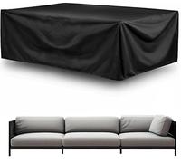 Copertura per mobili da giardino, 180 x 100 x 75 cm, impermeabile, antivento e anti-UV420D, in tessuto Oxford, quadrata, antivento, anti-UV, per sedie e tavolo