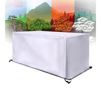 Copertura Per Mobili da Giardino - 245x130x75cm(LxWxH) Panno Oxford Impermeabile Anti-UV Antivento Copertura da Tavolo da Giardino per Tavole in Legno Rattan Bench Divano, Sedie Protezione Tavolino