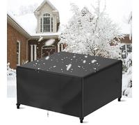 Copertura per mobili da Giardino,Copertura Divano Esterno Impermeabile 110x61x72cm/LxPxA Protezione dalla Neve,Tutte Le Taglie Telo Copri Tavoli da Terrazza Rettangolo Tavoli e Sedie da Cortile