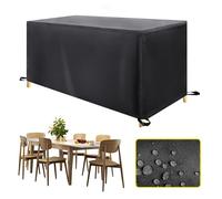Copertura per Mobili da Giardino Copertura per Tavolo da Giardino, 130x80x80cm/LxWxH Coperture per Mobili da Giardino, Telo Protettivo Impermeabile Tessuto Oxford Impermeabile Anti-UV Antipolvere