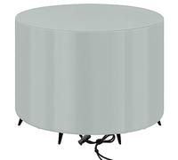 Copertura per Mobili da Giardino,Coperture per Arredo Esterno,Copertura per Mobili da Giardino,Rotonda Copertura Tavolo Esterno,420D Oxford,Impermeabile,Antivento,Anti UV-300x75cm