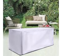 Copertura per Mobili da Giardino Esterno, 190x60x40cm/LxWxH Copritavolo da esterno impermeabile, Copertura per tavolo da giardino anti vento, anti UV, per tavoli, copertura protettiva per esterni