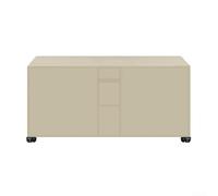 Copertura per mobili da giardino, in tessuto Oxford 420D, impermeabile, antipolvere, con maniglia e finestra traspirante, per esterni o interni (70 x 70 x 70 cm, beige)