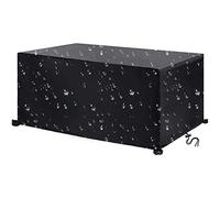 Copertura per mobili da giardino in tessuto Oxford 420D, resistente all'acqua e antivento, resistente ai raggi UV, 200 x 200 x 100 cm, protezione per tavolo da patio esterno