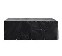Copertura per mobili da giardino per 8 persone, in polietilene, 229 x 113 x | Polietilene resistente, 10 occhielli in alluminio, corda di fissaggio, UVA, uso esterno, set rattan