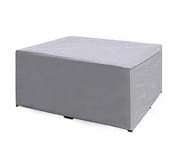 Copertura per mobili da giardino resistente e impermeabile, 250 x 200 x 80 cm, resistente ai raggi UV, antistrappo, per esterni, per l'inverno, protezione durevole 420D, per set rettangolari