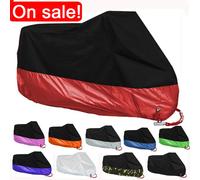 Copertura per moto Impermeabile per tutte le stagioni Antipolvere Protezione UV Scooter per interni ed esterni Tessuto resistente all'usura 190T per moto